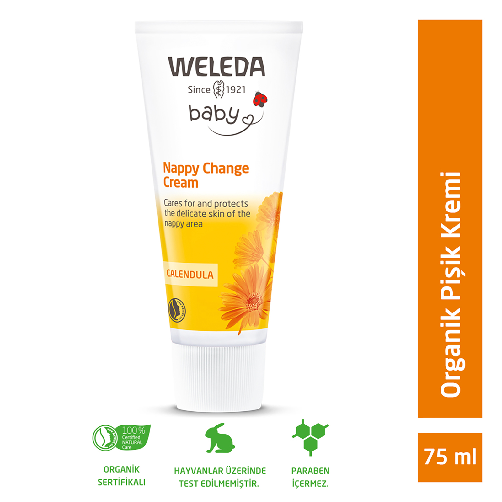 Calendula Organik Pişik Kremi 75ml