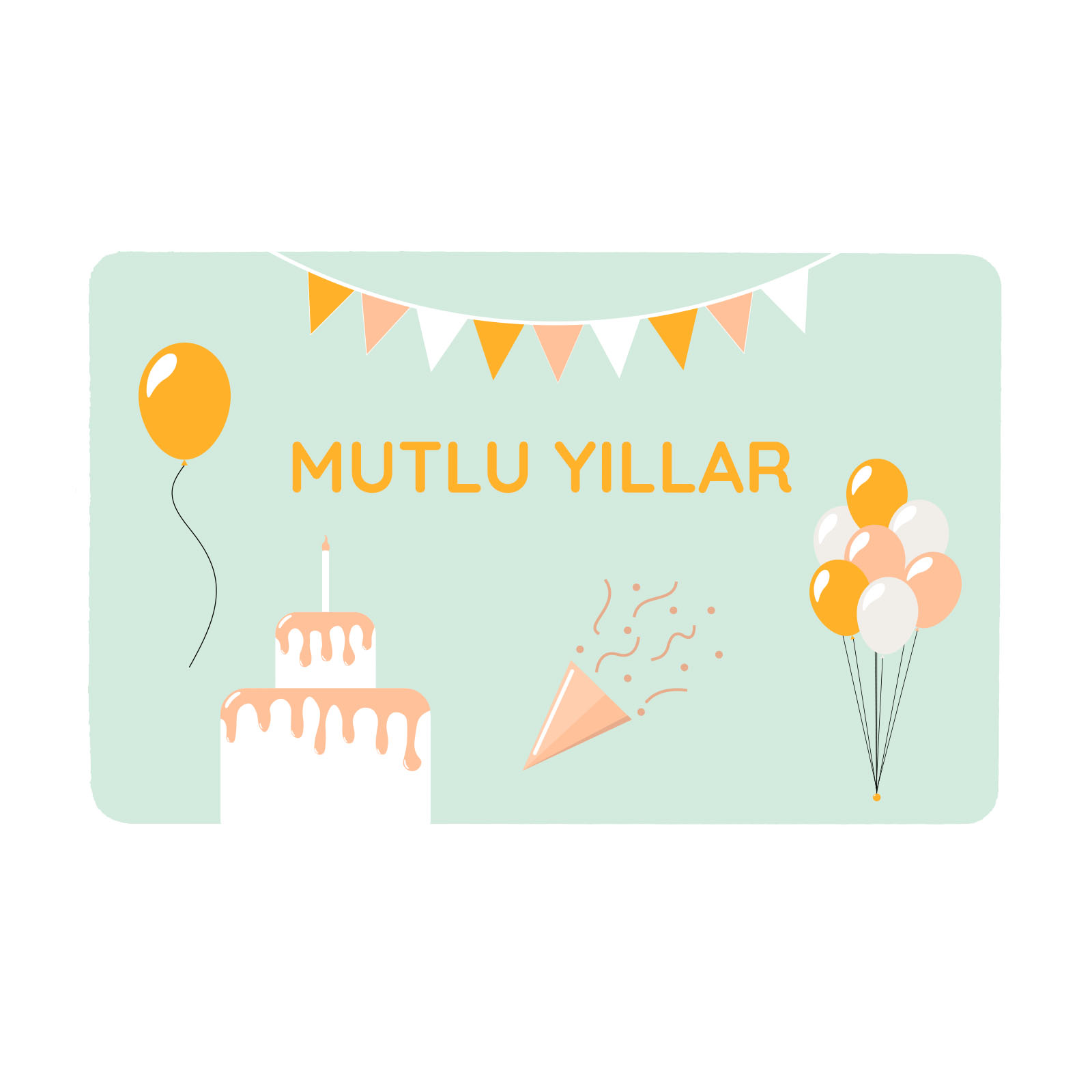 Mutlu Yıllar Hediye Kartı Mutlu Yıllar Hediye Kartı